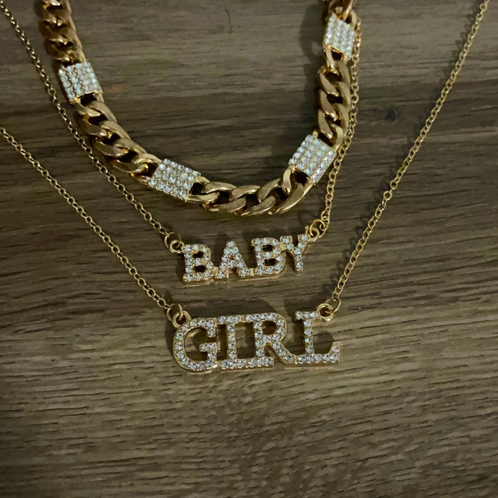Girl Diamond Chain x3